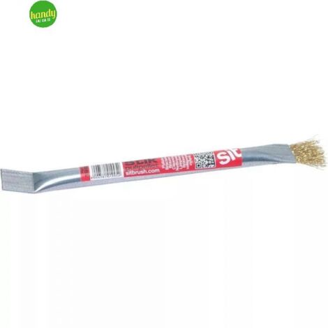 Hevanky Spazzola Puliscigriglia 3D Con Raschietto Integrato, Setole In Acciaio Inox, Set Con Raschietto Extra E 2 Ganci