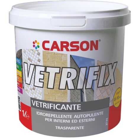 Vetrificante Idrorepellente Autopulente Per Interni Ed Esterni Lucidante Protettivo Carson Vetrifix OPACO - 2,5 Litri