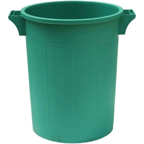 Bidone tondo sovrapponibile 50 lt. verde