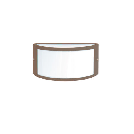 Applique da esterno greeenlight enio ip44 e27 marrone