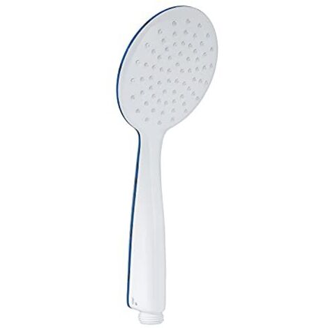 Gedy G-Tendence 06, Doccetta per Doccia 1 Getto, Soffione Doccia in ABS con Finitura Bianca, 5 Anni di Garanzia, Design R&S, Filtro Doccia antisabbia Incluso (1/4)