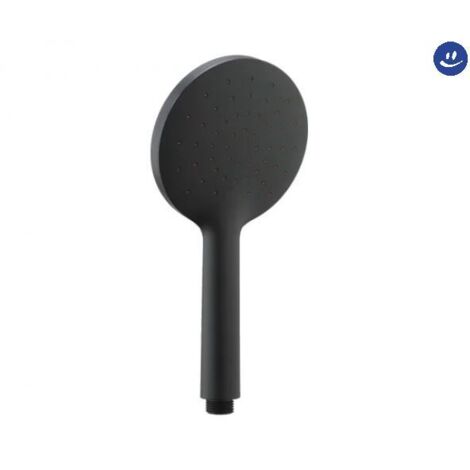 Doccetta Ambra Bathroom Carbon Tonda Monofunzione 1 Getto Nera
