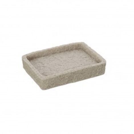 Porta sapone da appoggio Feridras serie sabbia beige