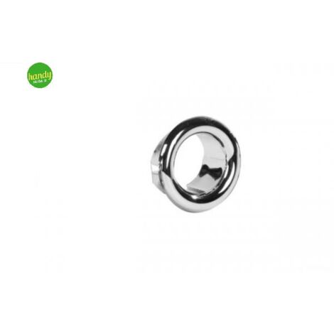 Borchia Cromata Per Troppo Pieno Lavabo - Accessorio Idraulico Per Scarico E Troppo Pieno - Foto 6