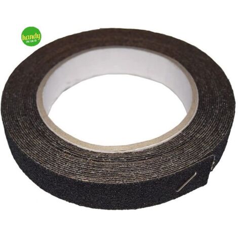 MASIDEF - ROTOLO SAFETIT ADESIVO ANTISCIVOLO 19MMx6MT - COLORE NERO (1/2)