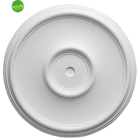 Rosone Europarati elsa bianco 35 x 35 x 2 cm