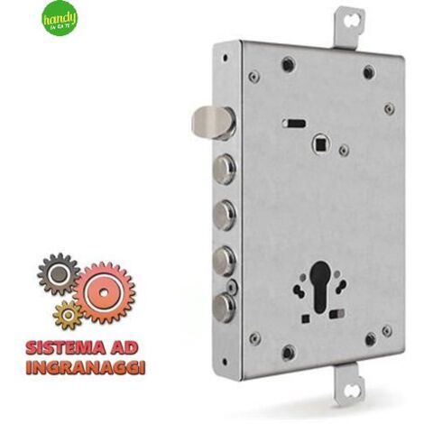 Serratura blindata Yale foro cilindro compatibile cisa (1/2)