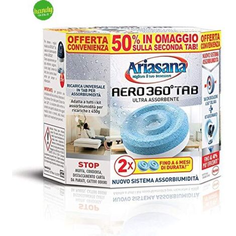 Ricarica 5x450gr. inodore assorbi umidità Ariasana - Articoli per pulizia e  disinfezione