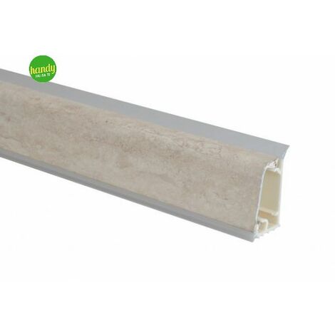 Alzatina Kimono rivestita travertino sardo 4,5 x 2,5 x 100 cm