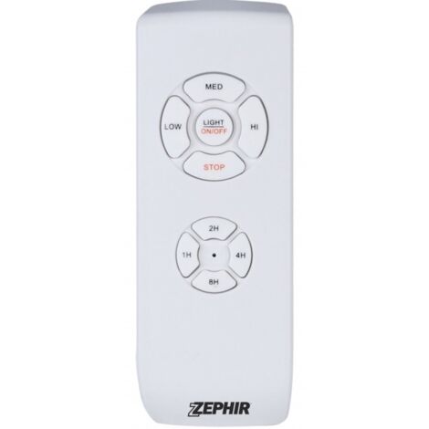 Ventilatore da soffitto Zephir zfr911b 5 pale con luce 60w Ø130cm marrone