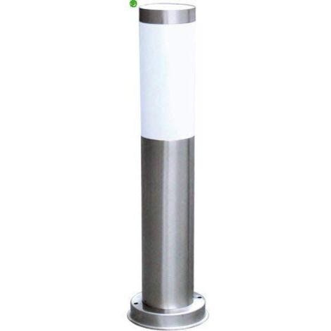 Lampione in acciaio Green Light antares e27 ø76 h.45cm silver