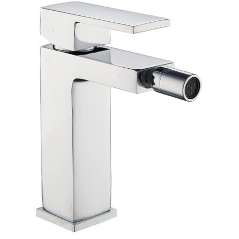 Rubinetto miscelatore monocomando cromato per bidet serie green 2.0 scarico 11/4" AMBRA WATER