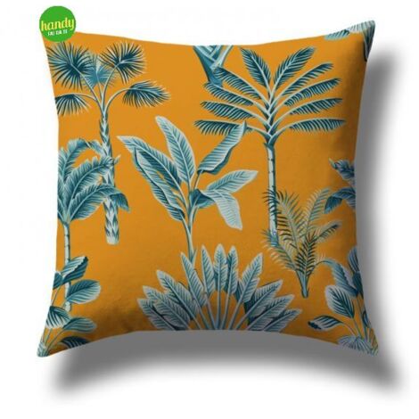 4 pezzi Set di federe decorative con scoiattolo carino, pigna e foglia
