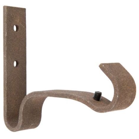 Cintacor Supporto per Tende - Ferro Deco Oxido - 8,6 cm