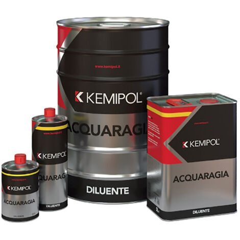Kemipol Acquaragia Diluizione smalti vernici sintetici Solvente Pulizia attrezzi 1 lt