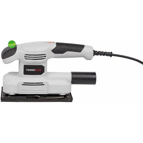 Levigatrice orbitale 150W 187x90mm – Fissaggio rapido per carta abrasiva – Per legno e metallo – Design ergonomico per uso pro – Powerplus (1/6)