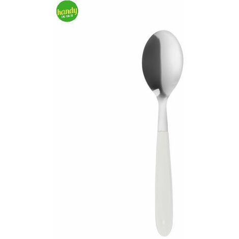Cucchiaino caffÈ light EME Posateria colore bianco/cromo 14 cm