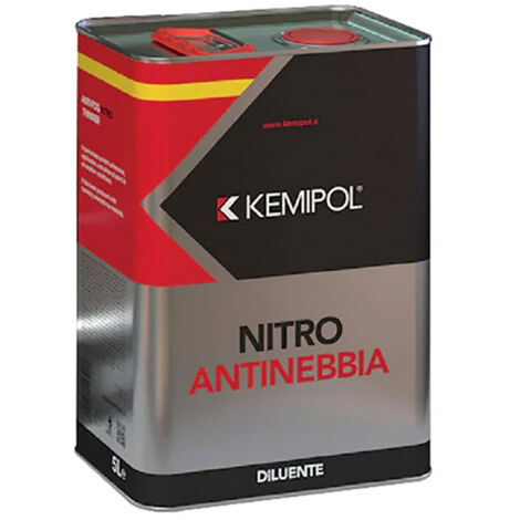 Diluente Nitro Antinebbia diluizione vernici pulizia attrezzi Kemipol 5 lt