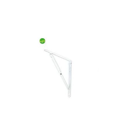 BOLIS ITALIA  - REGGIMENSOLA PIEGHEVOLE40CM - IN ACCIAIO VERNICIATO COLORE BIANCO  (1/3)