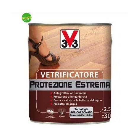 Vertificatore V33 protezione estrema per parquet lt 2,50 incolore brillante