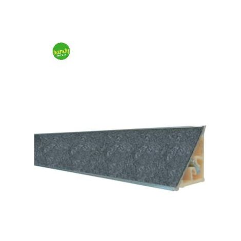 Alzatina Kimono rivestita marmo nero venato 4,5 x 2,5 x 100 cm