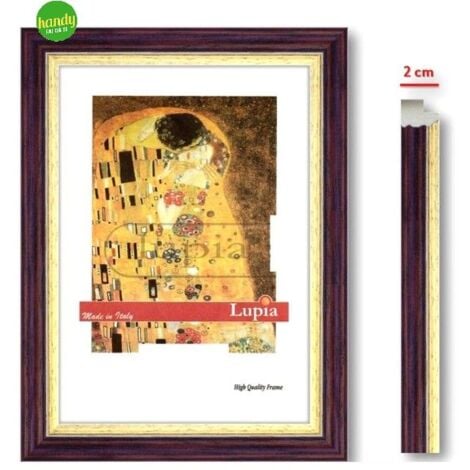 Cornice Lupia brun legno 13 x 18 cm