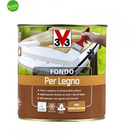 FONDO PER LEGNO 500ML BIANCO ALL ACQUA