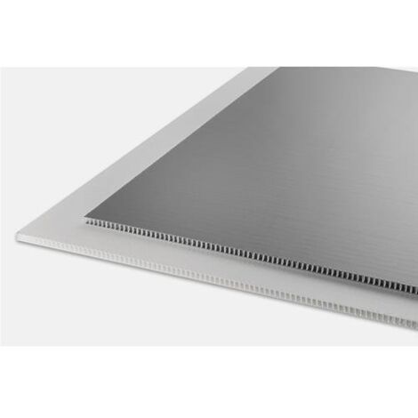 Lastra bilaminato Polimark alvopan grigio 100 x 200 x 1,08 cm (1/2)