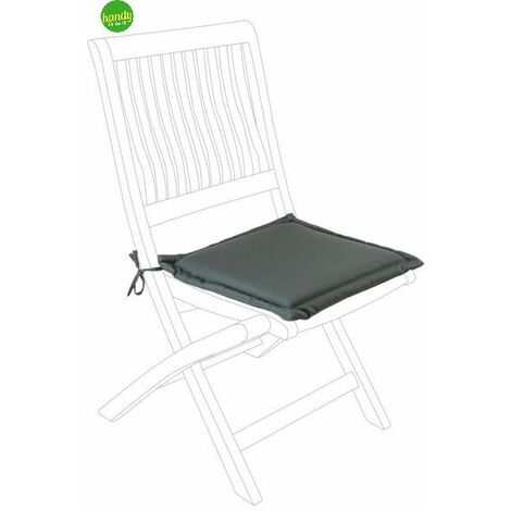 Cuscino Poly 180 Bizzotto antracite seduta quadrata