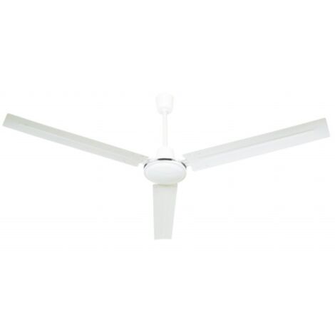 Ventilatore a Soffitto con 3 Pale Ø142cm Bianco