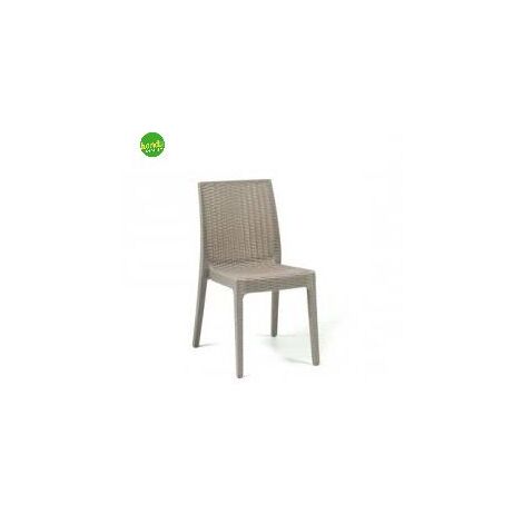 Sedia Dimaplast selene tortora