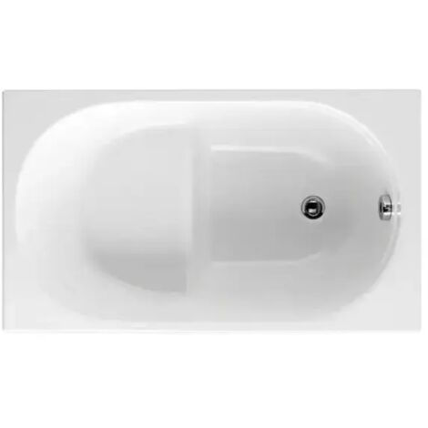 Vasca da bagno ad incasso in vetroresina con sedile modello astor cm.120x70 GLASS