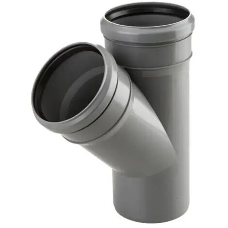 Braga ridotta 45° ad innesto in pp con guarnizione serie ed tech ø90/40 WAVIN