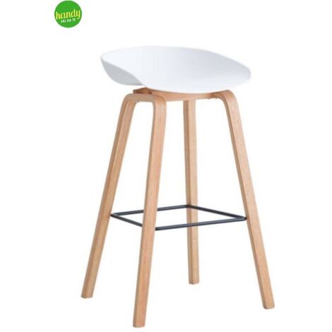 Sgabello lelia Casa Collection 52x40cm bianco