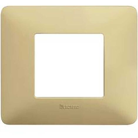 Placca Matix Bticino 2p avorio