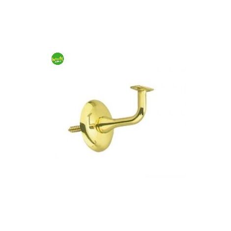 Supporto tondo corrimano Decorlegno acciaio ottone
