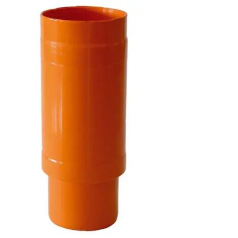 Giunto di riparazione ad incollaggio in pvc arancio ø 80 HIDROS