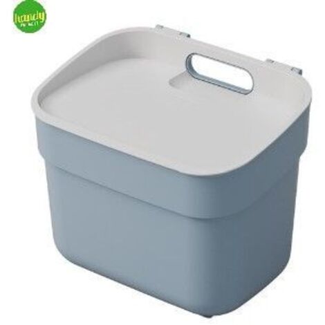 Pattumiera Tontarelli Carolina 6 Litri Azzurra - Secchio Estraibile Con Apertura A Pedale In Plastica