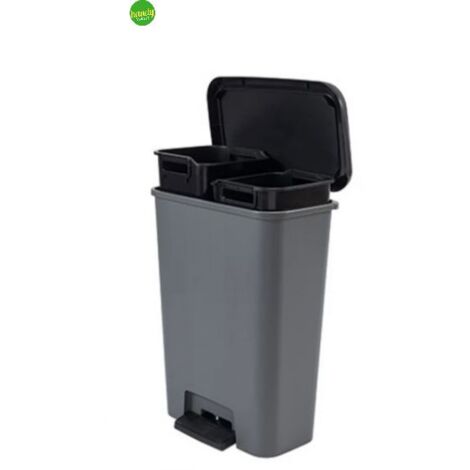 Pattumiera Curver da 46 litri con robusto contenitore a pedale (1/8)