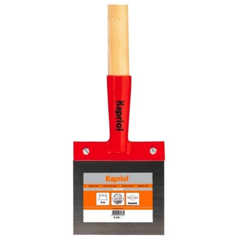 Raschietto Kapriol manico legno di faggio certificato 15x15cm lama e portalama in acciaio