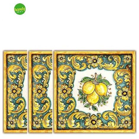 Sottobicchiere Lupia 10x10cm limoni 3pz