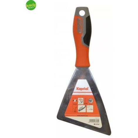 Spatola per stucco obliquo Kapriol manico in progrip lama 12cm