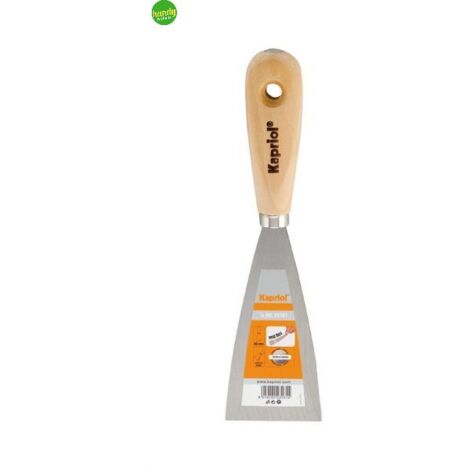 Spatola per stucco Kapriol manico in legno lama 12 cm