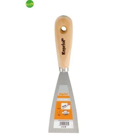Spatola per stucco Kapriol manico in legno lama 8 cm