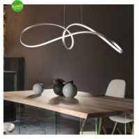 Lampada sospensione even Novecento 40w cm94 nickel satin