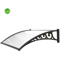 Pensilina maya Ambra Garden compatta nero satinato 120x100cm