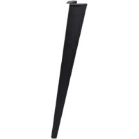 Gamba ad angolo Kimono altezza 72 cm per mobili colore nero