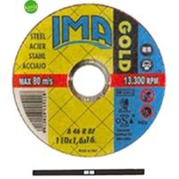 Minidisco ima per ferro gold piano ø125 x 1,6 x 22,23 mm
