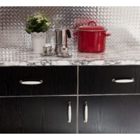 EKBACKEN Piano Di Lavoro Su Misura, Bianco Effetto Marmo Intenso Laminato 20570344 - Foto 12