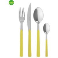 Cucchiaino da caffÈ fast EME Posateria colore giallo/cromo 13,5 cm